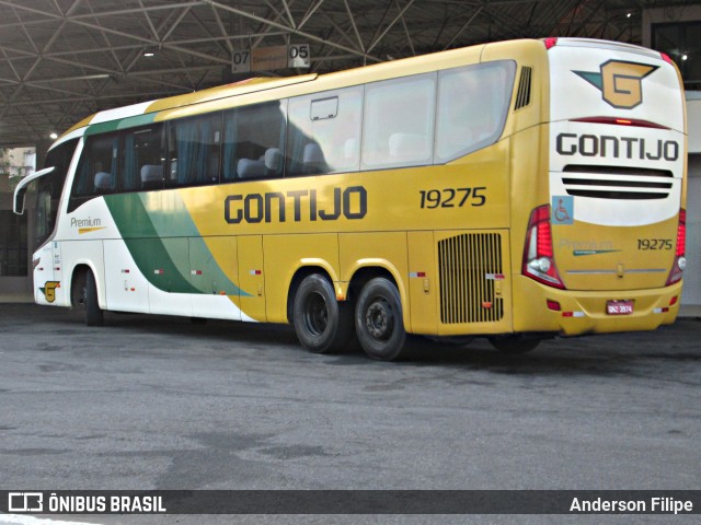 Empresa Gontijo de Transportes 19275 na cidade de Varginha, Minas Gerais, Brasil, por Anderson Filipe. Número da foto: #12127068.