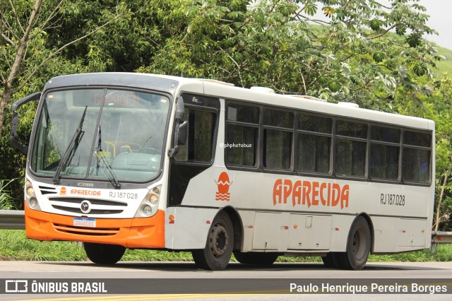 VINSAL - Viação Nossa Senhora Aparecida RJ 187.028 na cidade de Barra do Piraí, Rio de Janeiro, Brasil, por Paulo Henrique Pereira Borges. Número da foto: #12129077.