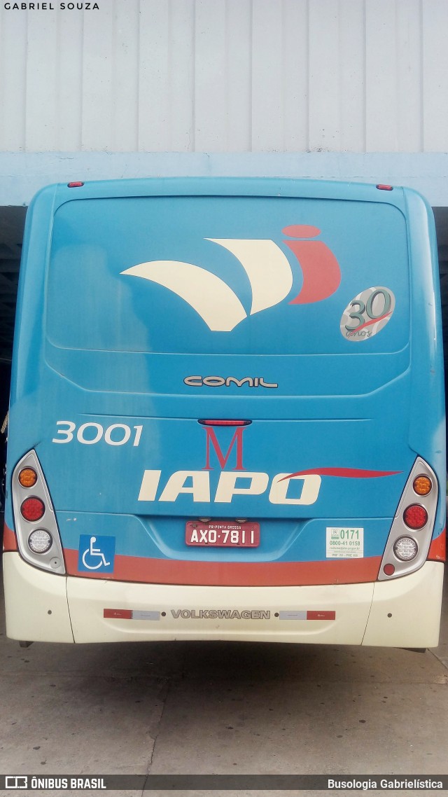 Viação Santana Iapó 3001 na cidade de Castro, Paraná, Brasil, por Busologia Gabrielística. Número da foto: #12128515.