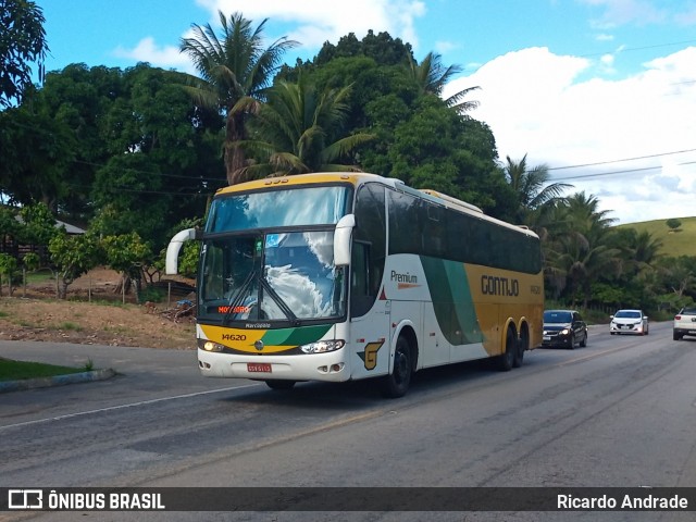 Empresa Gontijo de Transportes 14620 na cidade de Eunápolis, Bahia, Brasil, por Ricardo Andrade. Número da foto: #12128389.