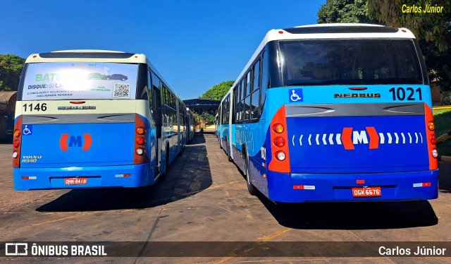 Metrobus 1021 na cidade de Goiânia, Goiás, Brasil, por Carlos Júnior. Número da foto: #12129346.