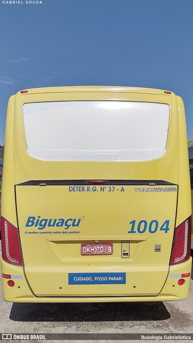 Biguaçu Transportes Coletivos Administração e Participação 1004 na cidade de Florianópolis, Santa Catarina, Brasil, por Busologia Gabrielística. Número da foto: #12128537.