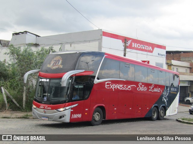 Expresso São Luiz 10090 na cidade de Caruaru, Pernambuco, Brasil, por Lenilson da Silva Pessoa. Número da foto: #12128383.
