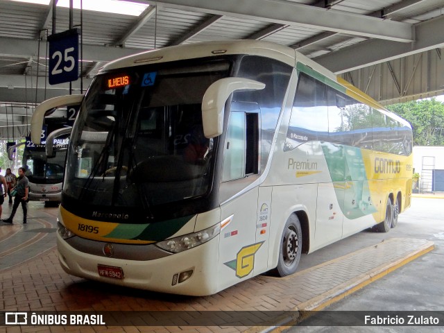 Empresa Gontijo de Transportes 18195 na cidade de Resende, Rio de Janeiro, Brasil, por Fabricio Zulato. Número da foto: #12128880.