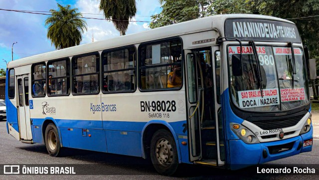Transportes Barata BN-98028 na cidade de Belém, Pará, Brasil, por Leonardo Rocha. Número da foto: #12128535.