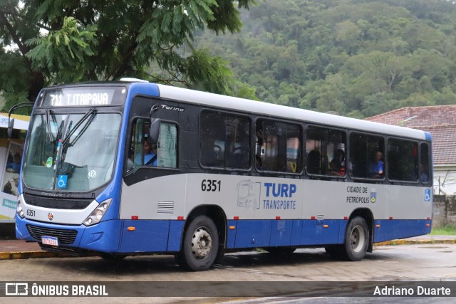 Turb Petrópolis > Turp -Transporte Urbano de Petrópolis 6351 na cidade de Petrópolis, Rio de Janeiro, Brasil, por Adriano Duarte. Número da foto: #12127941.