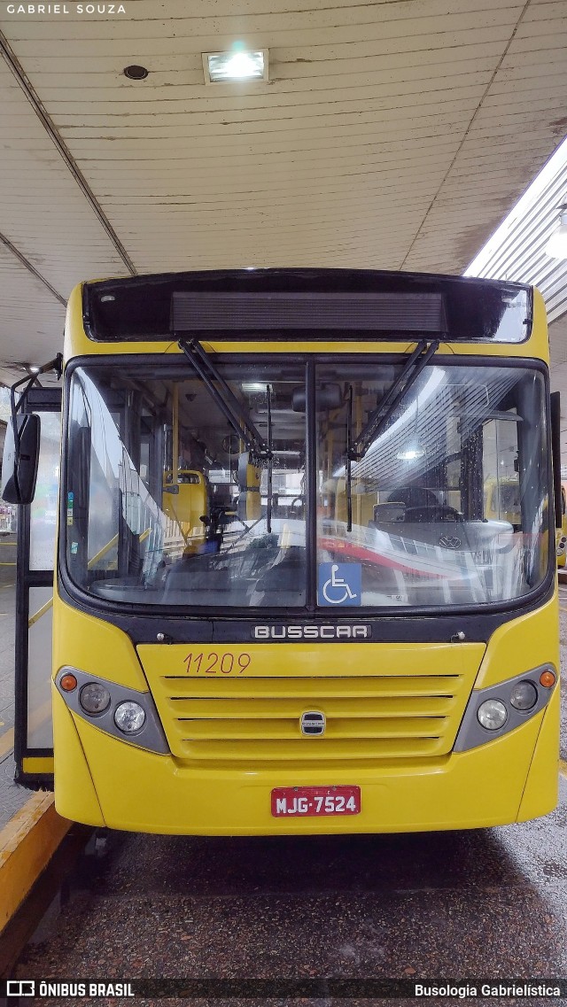 Gidion Transporte e Turismo 11209 na cidade de Joinville, Santa Catarina, Brasil, por Busologia Gabrielística. Número da foto: #12128569.