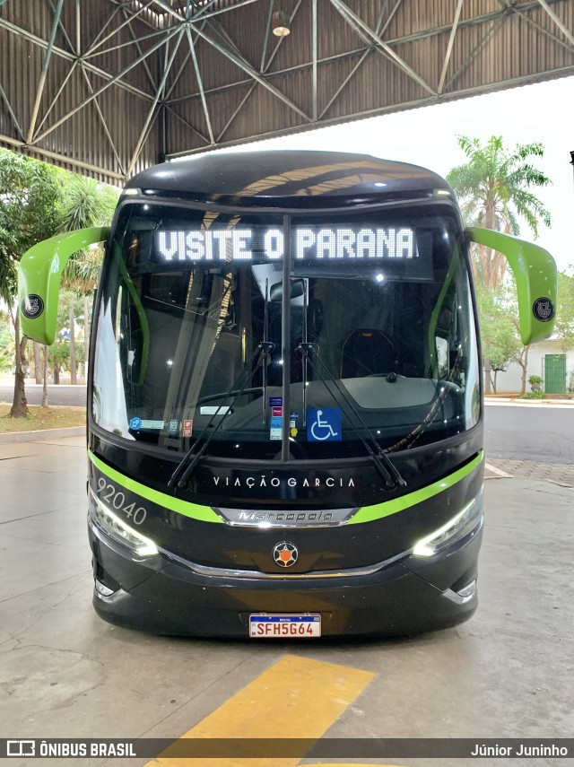 Viação Garcia 92040 na cidade de Bauru, São Paulo, Brasil, por Júnior Juninho. Número da foto: #12128185.