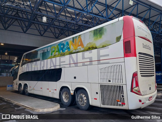 Auto Viação Catarinense 3500 na cidade de Santos, São Paulo, Brasil, por Guilherme Silva. Número da foto: #12127321.