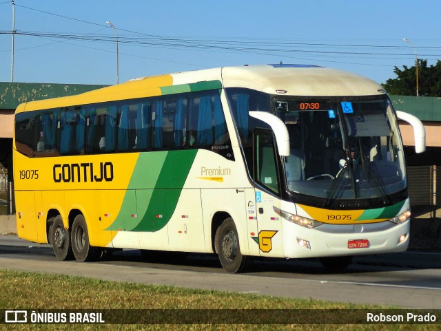 Empresa Gontijo de Transportes 19075 na cidade de São José dos Campos, São Paulo, Brasil, por Robson Prado. Número da foto: #12129323.