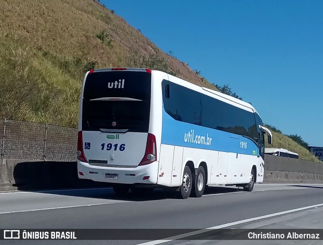 UTIL - União Transporte Interestadual de Luxo 1916 na cidade de Rio Bonito, Rio de Janeiro, Brasil, por Christiano Albernaz. Número da foto: #12128746.