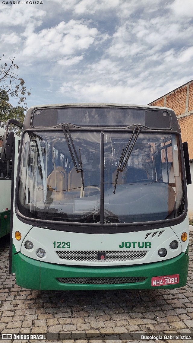 Jotur - Auto Ônibus e Turismo Josefense 1229 na cidade de Palhoça, Santa Catarina, Brasil, por Busologia Gabrielística. Número da foto: #12128700.