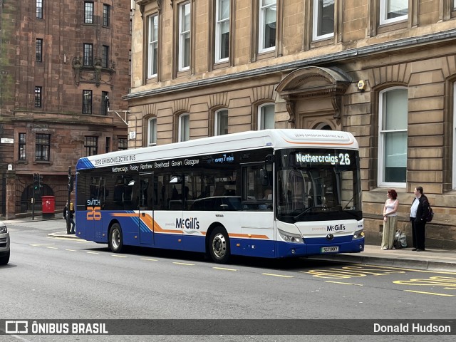 McGill's Bus Services 5016I na cidade de Glasgow, Strathclyde, Escócia, por Donald Hudson. Número da foto: #12128343.