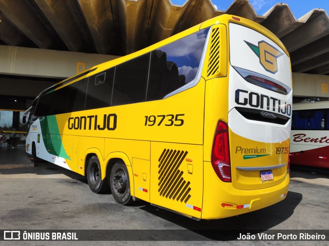 Empresa Gontijo de Transportes 19735 na cidade de Araxá, Minas Gerais, Brasil, por João Vitor Porto Ribeiro. Número da foto: #12127660.