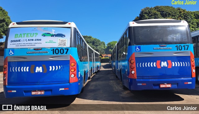 Metrobus 1007 na cidade de Goiânia, Goiás, Brasil, por Carlos Júnior. Número da foto: #12129419.