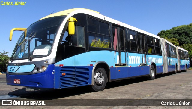 Metrobus 1007 na cidade de Goiânia, Goiás, Brasil, por Carlos Júnior. Número da foto: #12129446.