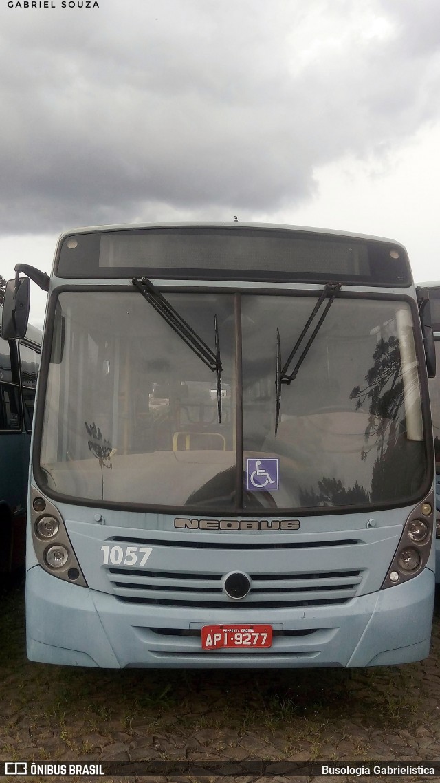 VCG - Viação Campos Gerais 1057 na cidade de Ponta Grossa, Paraná, Brasil, por Busologia Gabrielística. Número da foto: #12128856.