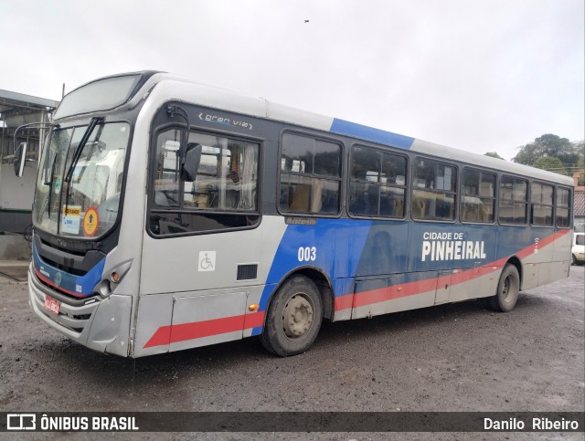 Bem Te Vi Transportes e Turismo 003 na cidade de Pinheiral, Rio de Janeiro, Brasil, por Danilo  Ribeiro. Número da foto: #12127655.