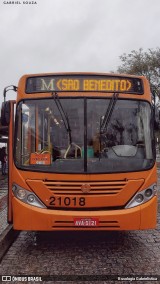 Auto Viação São Braz 21018 na cidade de Curitiba, Paraná, Brasil, por Busologia Gabrielística. Número da foto: #12128524.