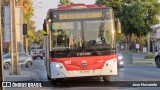 Buses Omega 7053 na cidade de Puente Alto, Cordillera, Metropolitana de Santiago, Chile, por Jose Navarrete. Número da foto: #12128785.