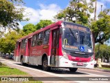 Trevo Transportes Coletivos 1100 na cidade de Porto Alegre, Rio Grande do Sul, Brasil, por Claudio Roberto. Número da foto: #:id.