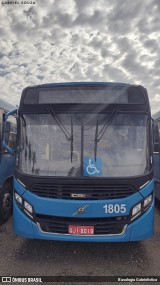 Biguaçu Transportes Coletivos Administração e Participação 1805 na cidade de Florianópolis, Santa Catarina, Brasil, por Busologia Gabrielística. Número da foto: #12128616.