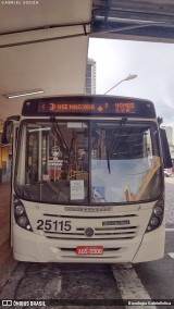 Viação Castelo Branco 25115 na cidade de Curitiba, Paraná, Brasil, por Busologia Gabrielística. Número da foto: #12129315.