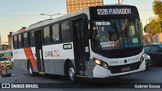 Evanil Transportes e Turismo RJ 132.079 na cidade de Rio de Janeiro, Rio de Janeiro, Brasil, por Gabriel Sousa. Número da foto: #12131224.