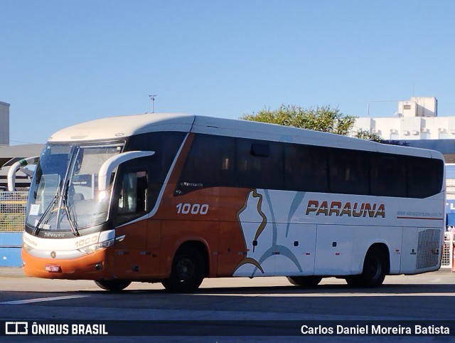 Viação Paraúna 1000 na cidade de Goiânia, Goiás, Brasil, por Carlos Daniel Moreira Batista. Número da foto: #12130103.