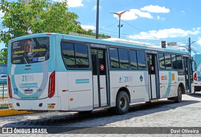 Aliança Transportes Urbanos 21019 na cidade de Fortaleza, Ceará, Brasil, por Davi Oliveira. Número da foto: #12131724.