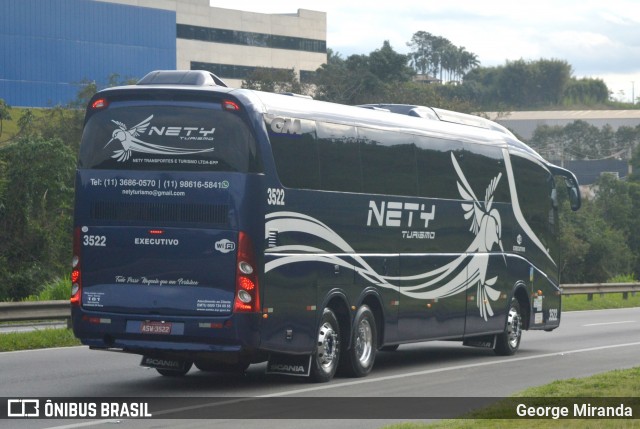 Nety Turismo 3522 na cidade de Santa Isabel, São Paulo, Brasil, por George Miranda. Número da foto: #12131514.