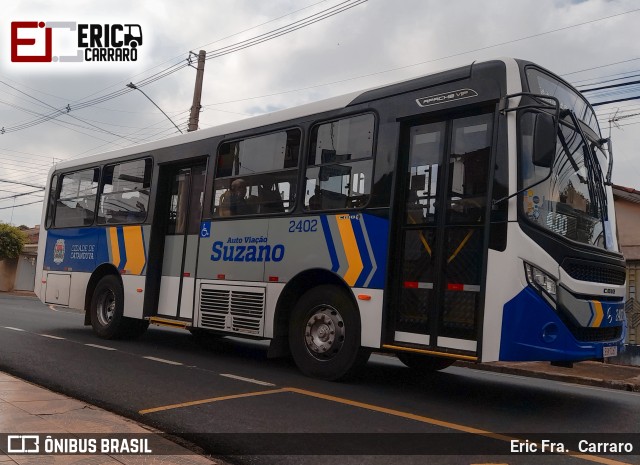 Auto Viação Suzano 2402 na cidade de Catanduva, São Paulo, Brasil, por Eric Fra.  Carraro. Número da foto: #12129892.