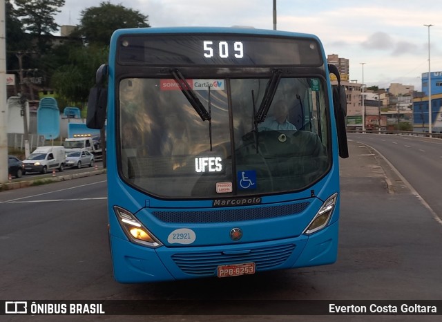 Nova Transporte 22921 na cidade de Cariacica, Espírito Santo, Brasil, por Everton Costa Goltara. Número da foto: #12130331.