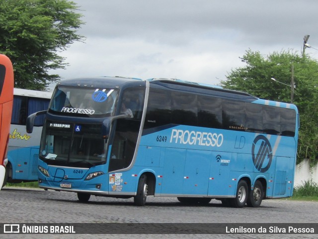 Auto Viação Progresso 6249 na cidade de Caruaru, Pernambuco, Brasil, por Lenilson da Silva Pessoa. Número da foto: #12131433.