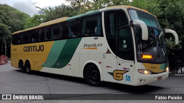 Empresa Gontijo de Transportes 14310 na cidade de São Paulo, São Paulo, Brasil, por Fábio Paixão. Número da foto: #12129881.