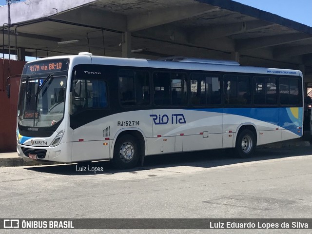 Rio Ita RJ 152.714 na cidade de Niterói, Rio de Janeiro, Brasil, por Luiz Eduardo Lopes da Silva. Número da foto: #12130625.