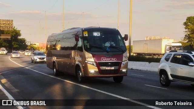 Viação Diamond Turismo 22117 na cidade de São Paulo, São Paulo, Brasil, por Roberto Teixeira. Número da foto: #12131007.