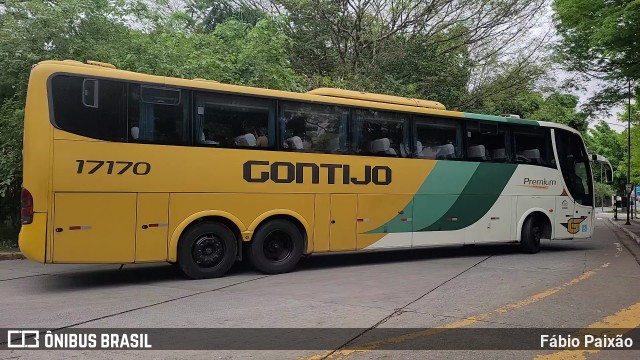 Empresa Gontijo de Transportes 17170 na cidade de São Paulo, São Paulo, Brasil, por Fábio Paixão. Número da foto: #12129882.