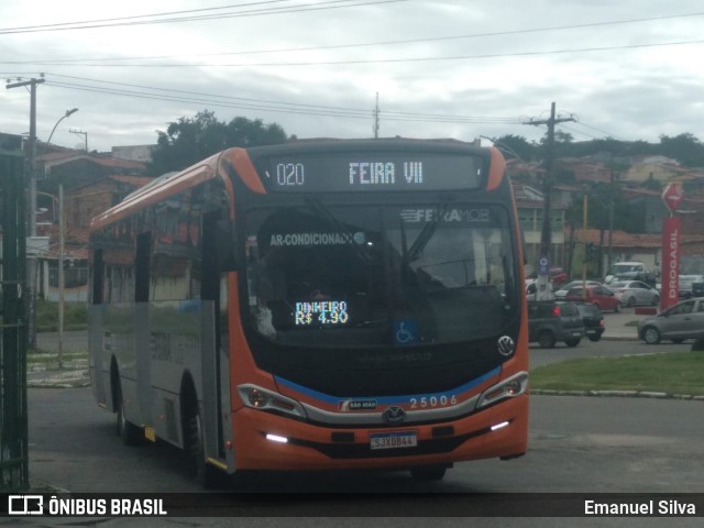Auto Ônibus São João 25006 na cidade de Feira de Santana, Bahia, Brasil, por Emanuel Silva. Número da foto: #12130150.