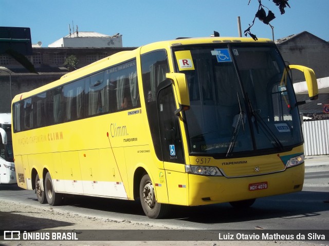 Viação Itapemirim 9517 na cidade de Rio de Janeiro, Rio de Janeiro, Brasil, por Luiz Otavio Matheus da Silva. Número da foto: #12131070.