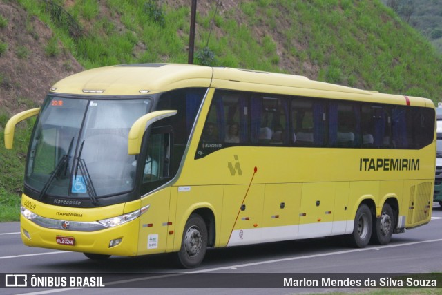 Viação Itapemirim 60069 na cidade de Paracambi, Rio de Janeiro, Brasil, por Marlon Mendes da Silva Souza. Número da foto: #12130608.