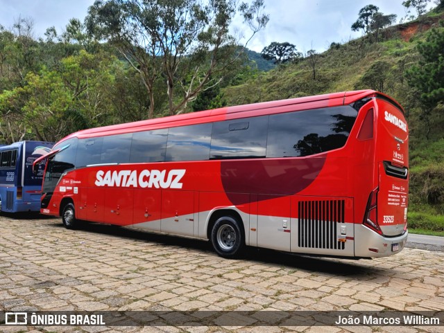 Viação Santa Cruz 33523 na cidade de Passa Quatro, Minas Gerais, Brasil, por João Marcos William. Número da foto: #12131348.