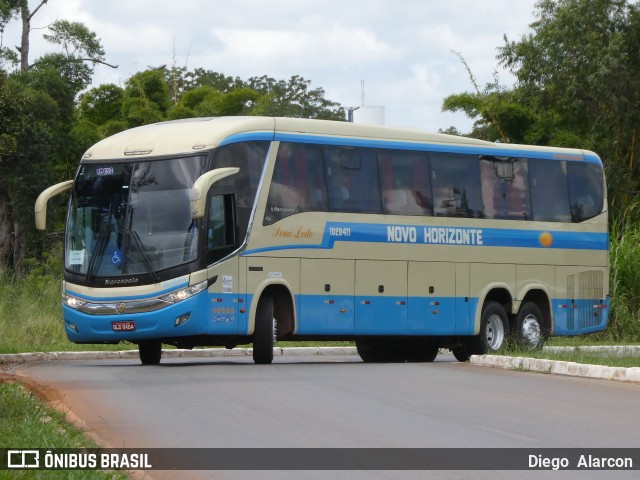 Viação Novo Horizonte 1028411 na cidade de Brasília, Distrito Federal, Brasil, por Diego Alarcon. Número da foto: #12131946.