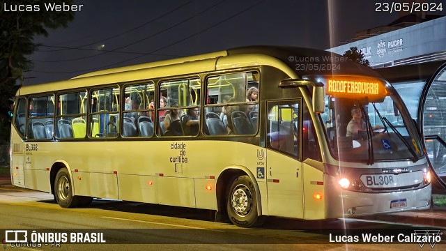 Transporte Coletivo Glória BL308 na cidade de Curitiba, Paraná, Brasil, por Lucas Weber Calizario. Número da foto: #12129993.