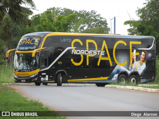 Expresso Nordeste 5970 na cidade de Brasília, Distrito Federal, Brasil, por Diego Alarcon. Número da foto: #12131936.