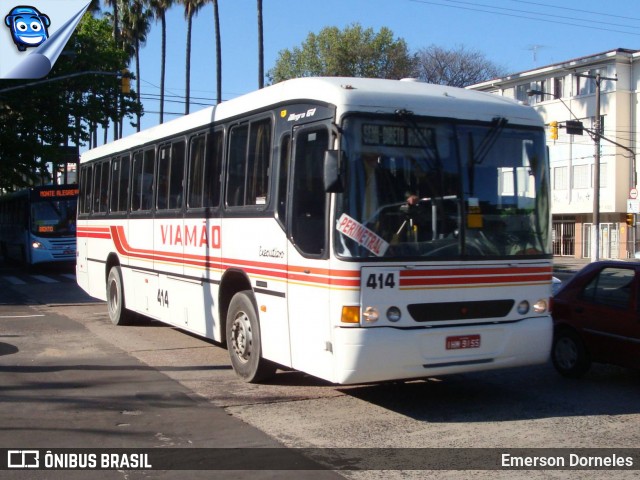 Empresa de Transporte Coletivo Viamão 414 na cidade de Porto Alegre, Rio Grande do Sul, Brasil, por Emerson Dorneles. Número da foto: #12130841.