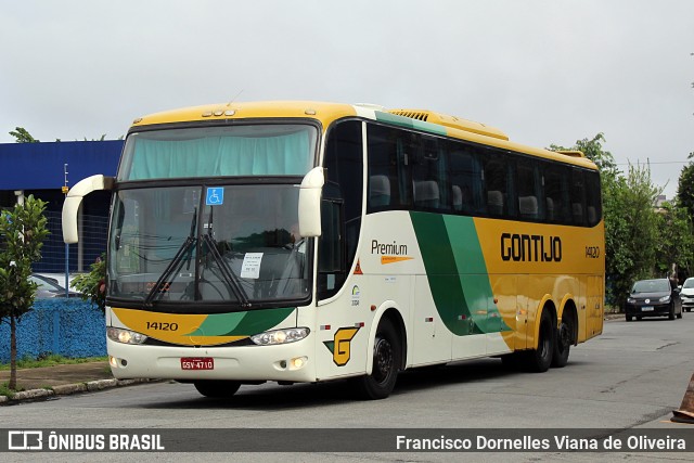 Empresa Gontijo de Transportes 14120 na cidade de São Paulo, São Paulo, Brasil, por Francisco Dornelles Viana de Oliveira. Número da foto: #12131214.
