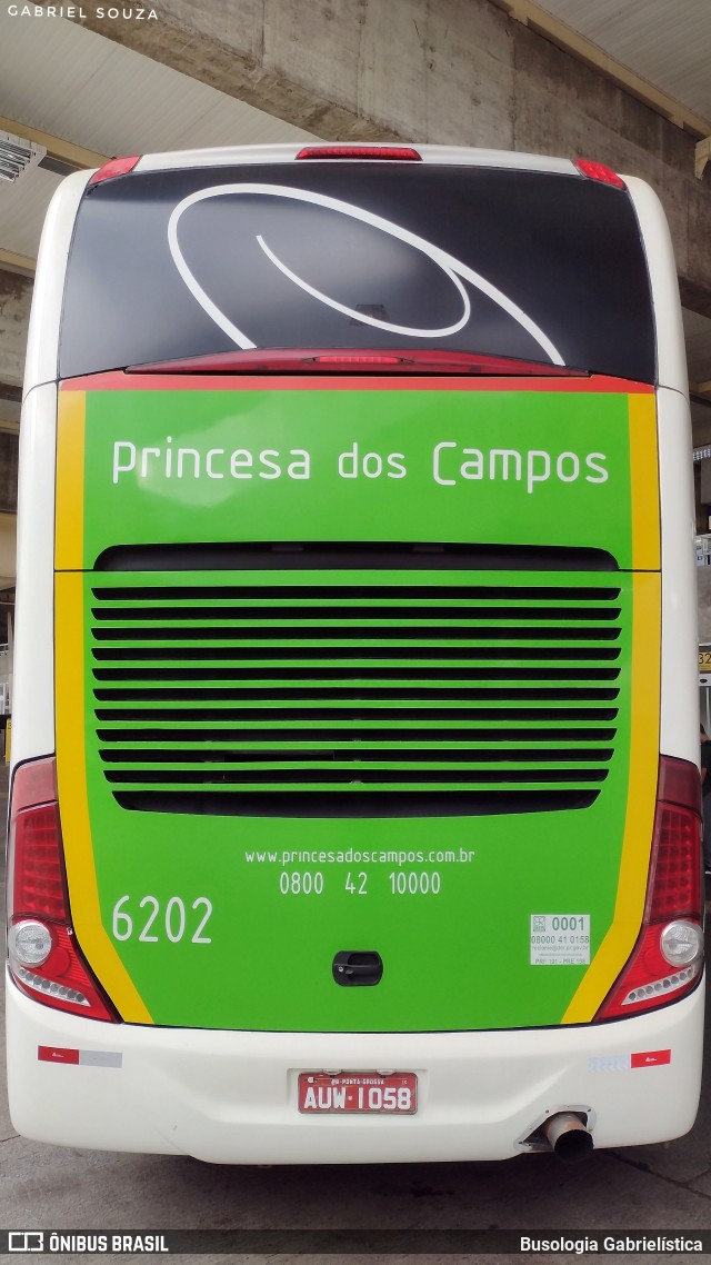 Expresso Princesa dos Campos 6202 na cidade de Curitiba, Paraná, Brasil, por Busologia Gabrielística. Número da foto: #12131777.