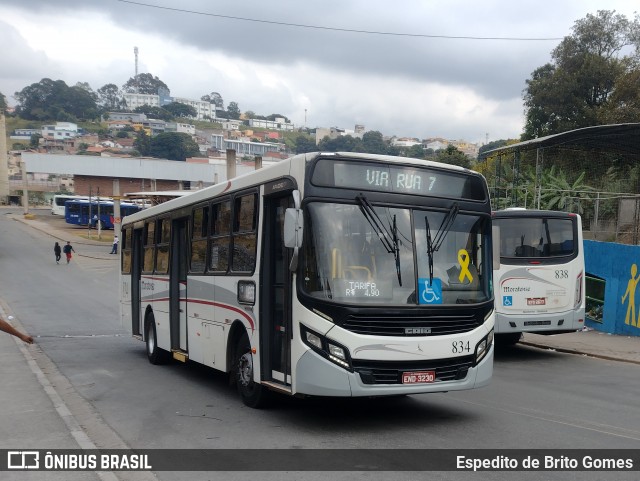 Auto Ônibus Moratense 834 na cidade de Francisco Morato, São Paulo, Brasil, por Espedito de Brito Gomes. Número da foto: #12130204.