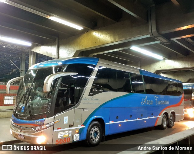 Arca Turismo 5080 na cidade de São Paulo, São Paulo, Brasil, por Andre Santos de Moraes. Número da foto: #12130768.
